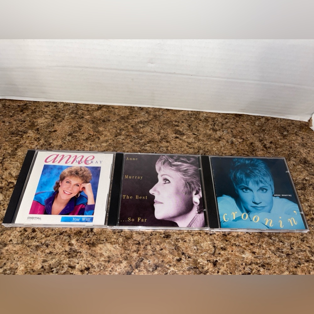 CD Lot of 3 Anne Murray You Will, The Best So Far, Croonin’